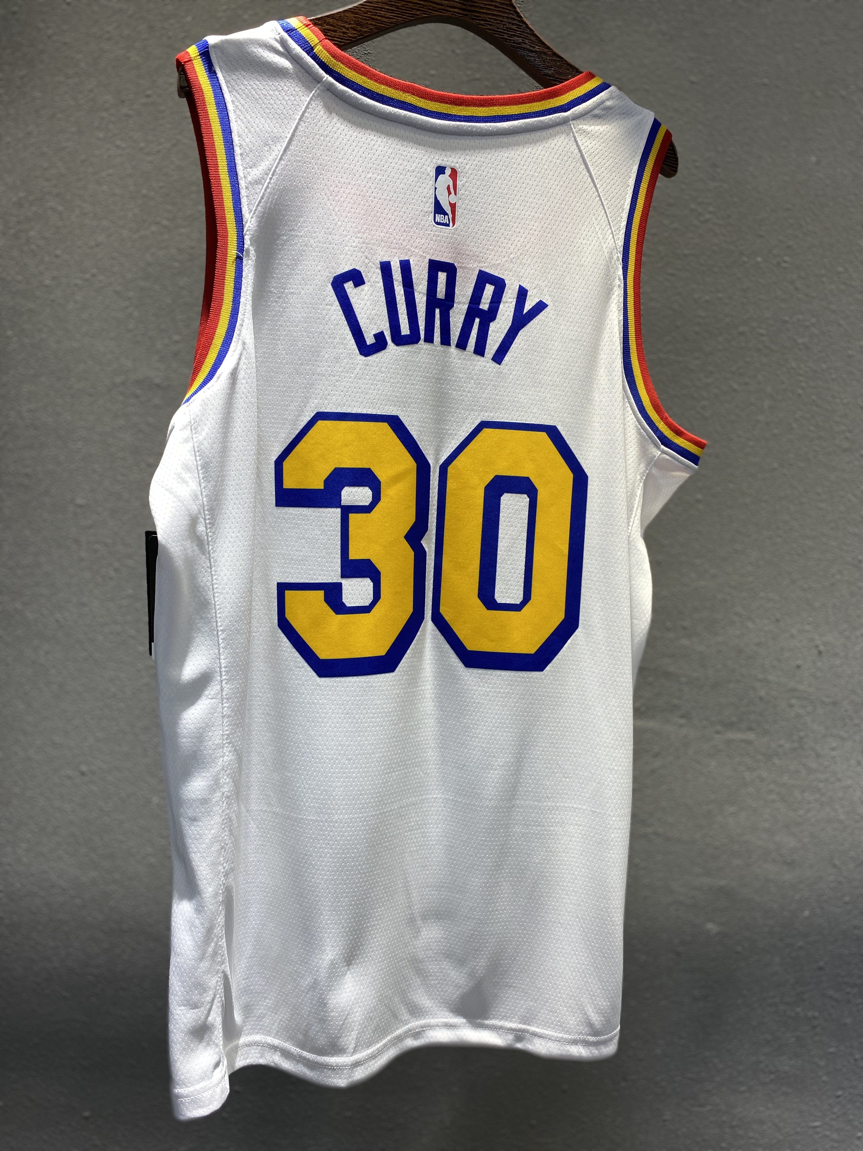 Men Golden State Warriors 30 Curry White Game Nike NBA Jerseys style 4